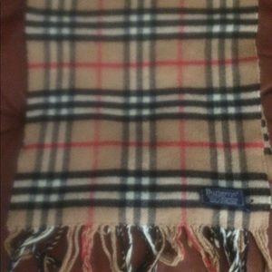 Authentic Cashmere Burberry scarf.
